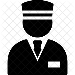 256x256 Valet Icon Of Glyph Style