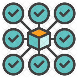 256x256 Network Validation Icon Of Colored Outline Style