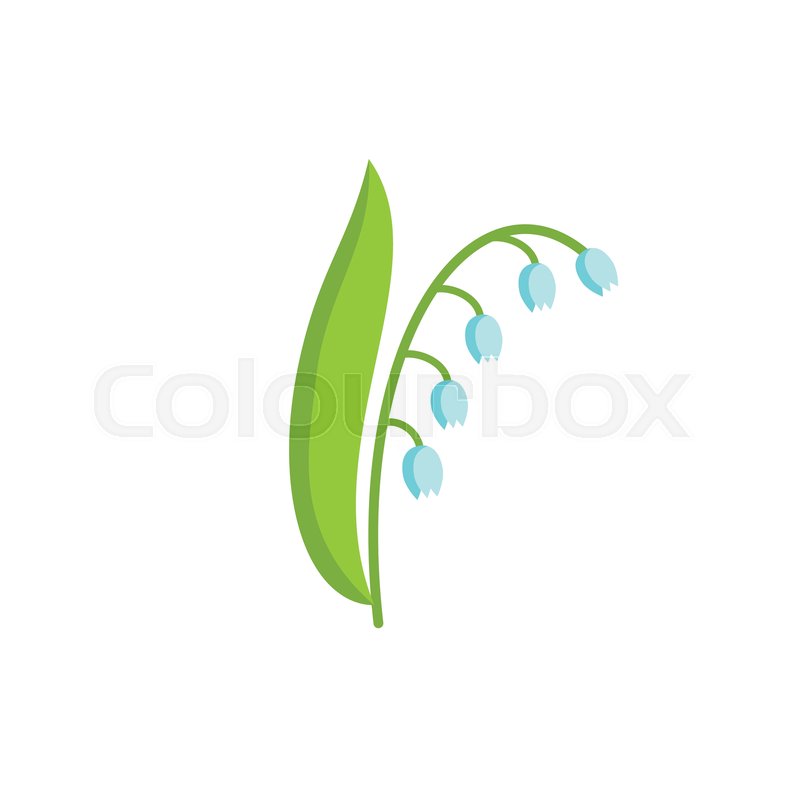 800x800 Lily Of The Valley Icon Universal Stock Vector Colourbox
