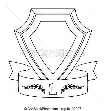 450x470 Golden Award With Red Ribbon The Medal Of Valor Awards