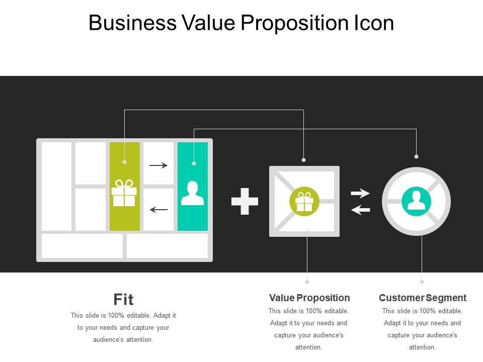 960x720 Business Value Proposition Icon Presentation Powerpoint Images