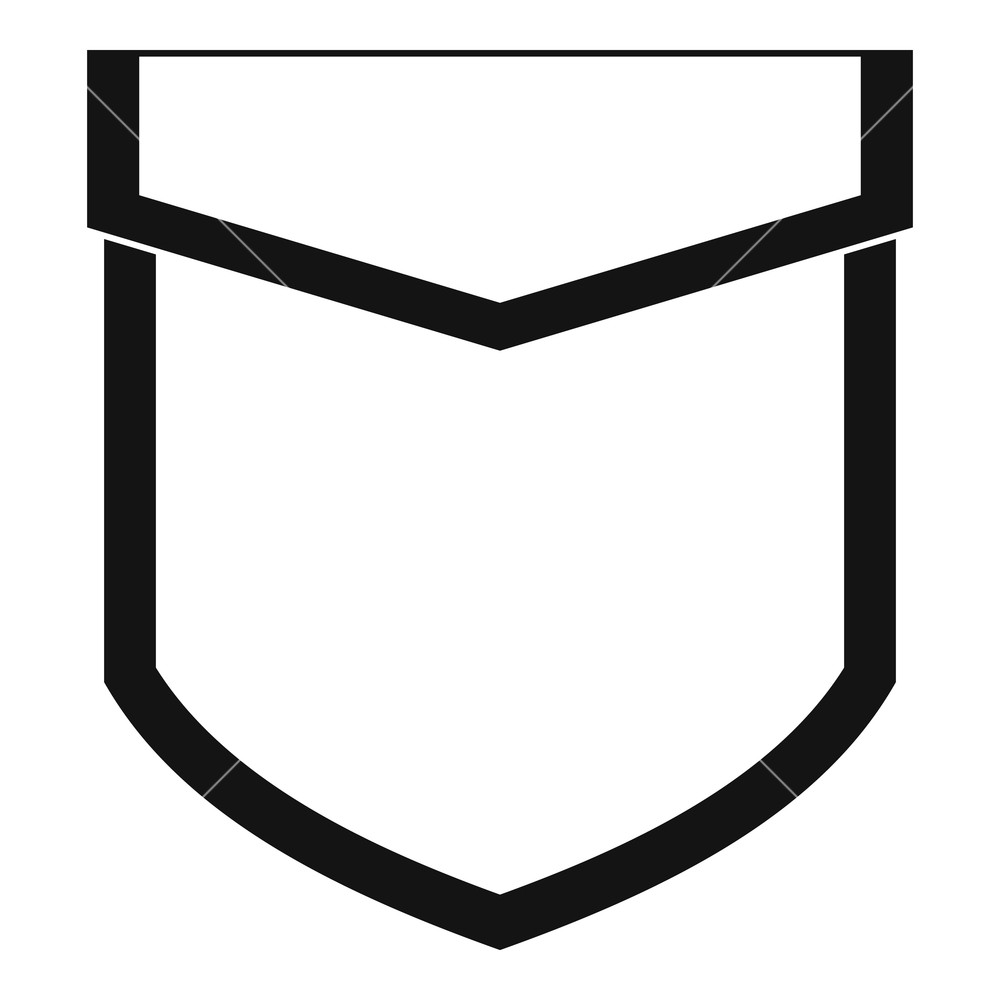 1000x1000 Pocket With Valve Icon Simple Illustration Of Pocket With Valve