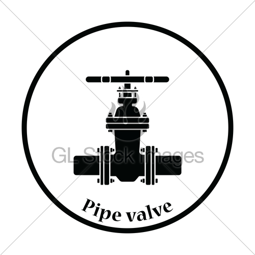 500x500 Pipe Valve Icon Gl Stock Images