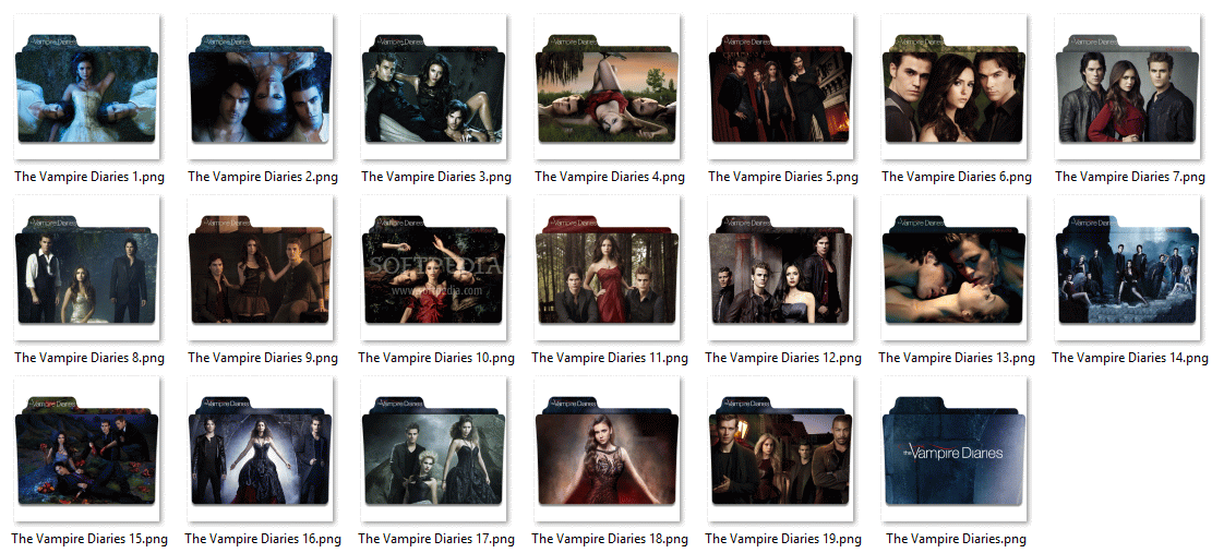 1111x507 Download The Vampire Diaries Folder Icon