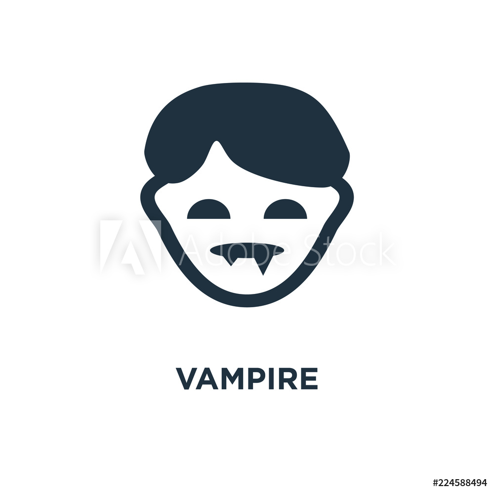 1000x1000 Photo Art Print Vampire Icon