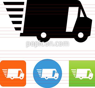400x369 Quick Ship Delivery Van Icon