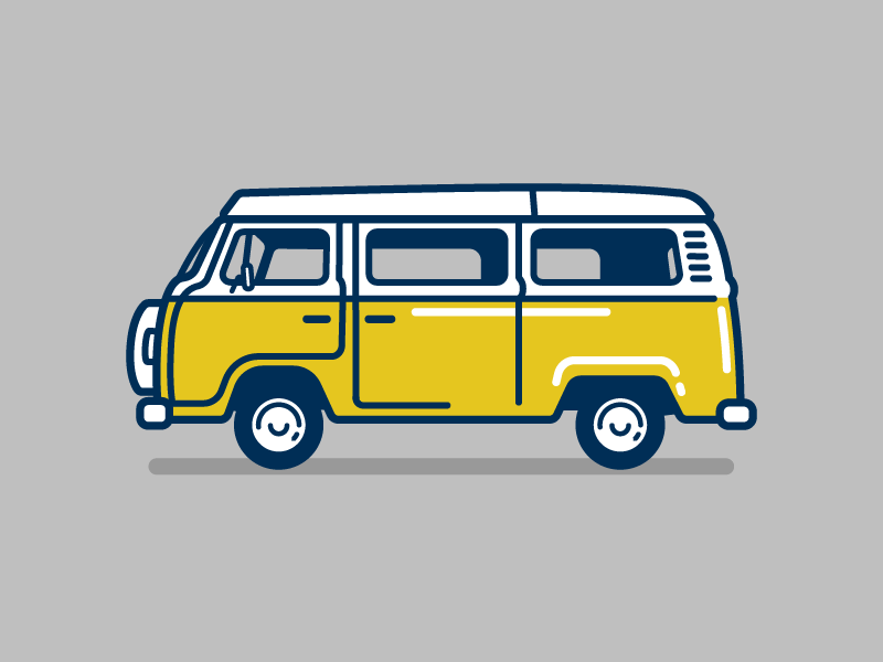 800x600 Vintage Volkswagon Van Icon