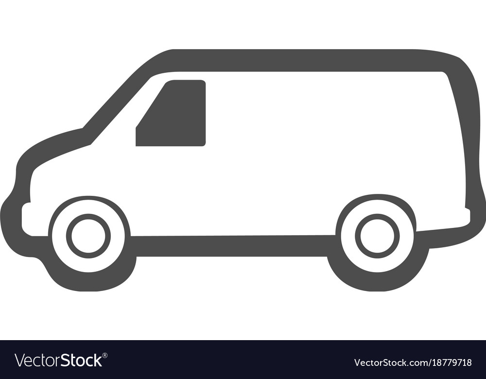 1000x780 White Van Icon