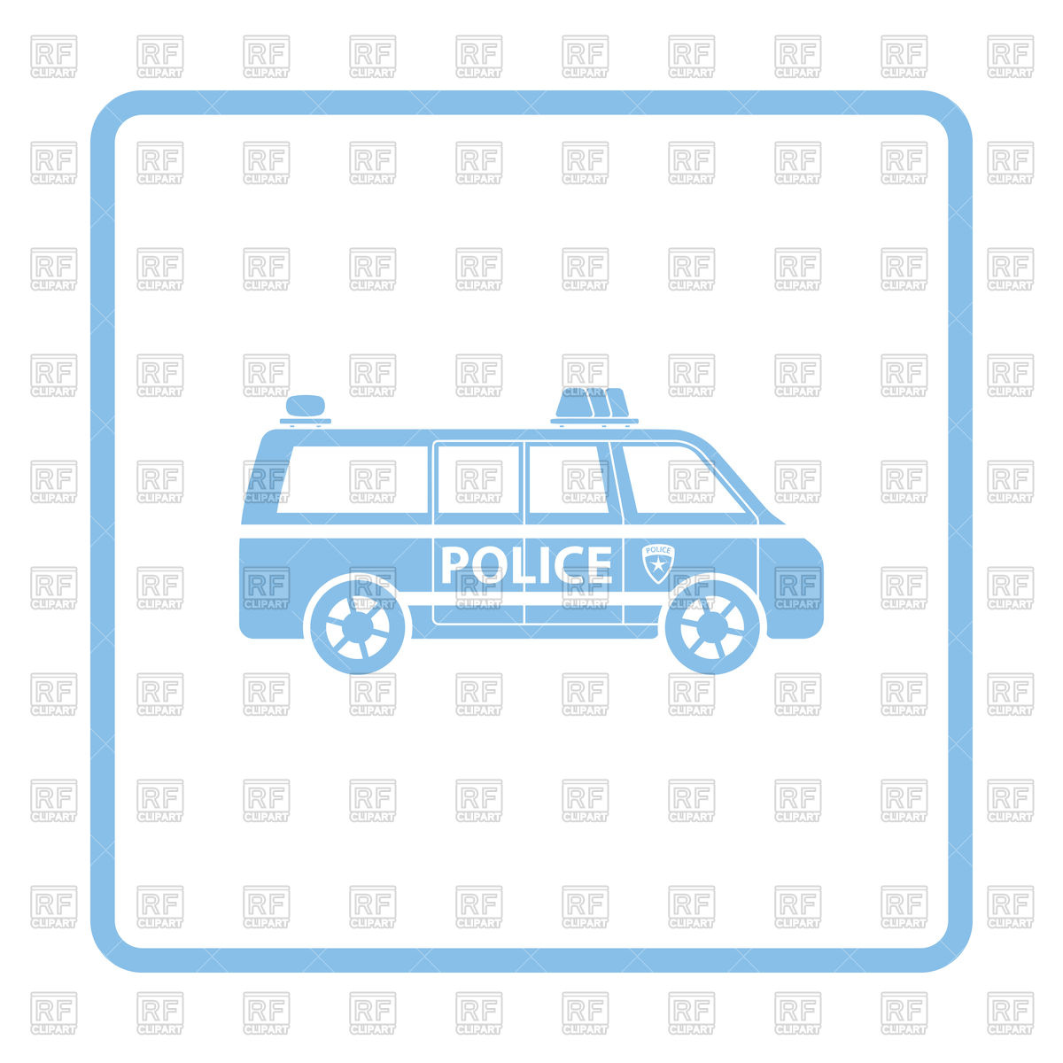 1200x1200 Police Van Icon Vector Image Of Signs, Symbols, Maps Angelp