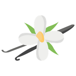 256x256 Vanilla Flower Icon Of Flat Style
