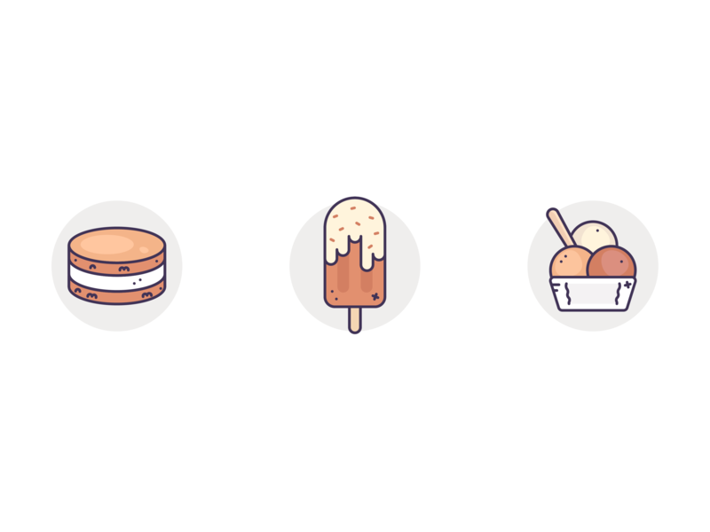 800x600 Vanilla Chocolate Dessert Icons