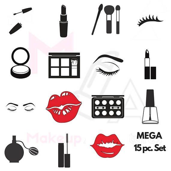 570x570 Icon Decal Set Makeup Vanity Stickers Decals Makeup Organization