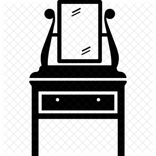 512x512 Vanity Mirror Icon Of Glyph Style