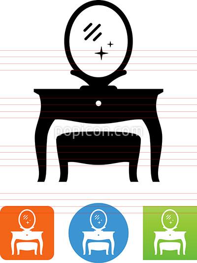 400x534 Vanity With Mirror Icon