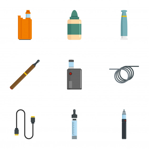 626x626 Vapor Device Icon Set Flat Set Of Vapor Device Icons Vector