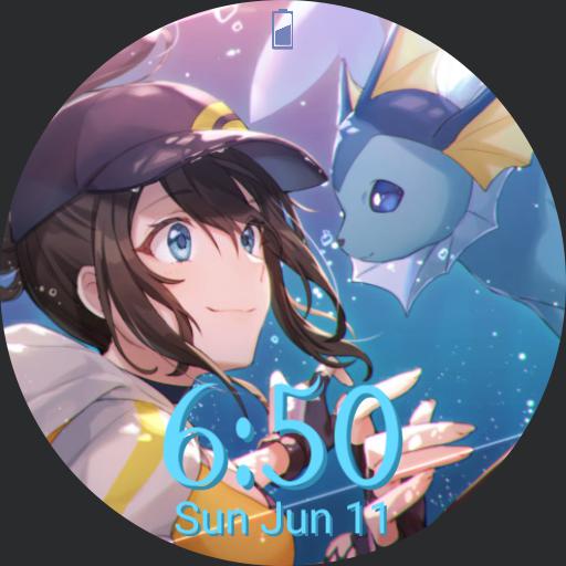 512x512 Pokemon Trainer Vaporeon For Zenwatch