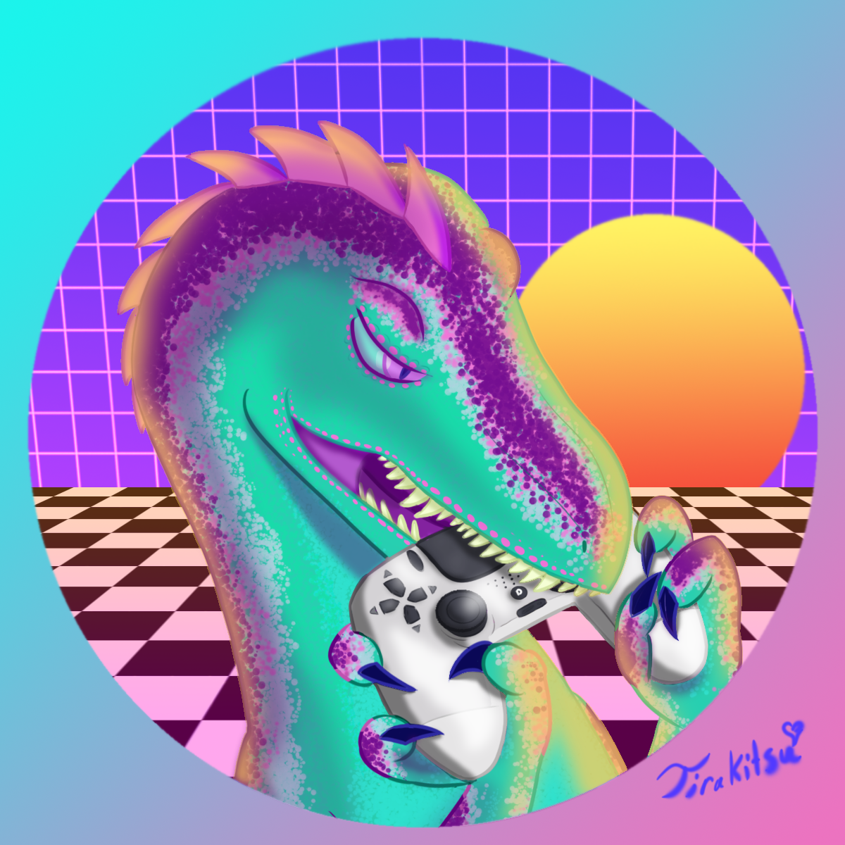 1200x1200 Vaporwave Paradise