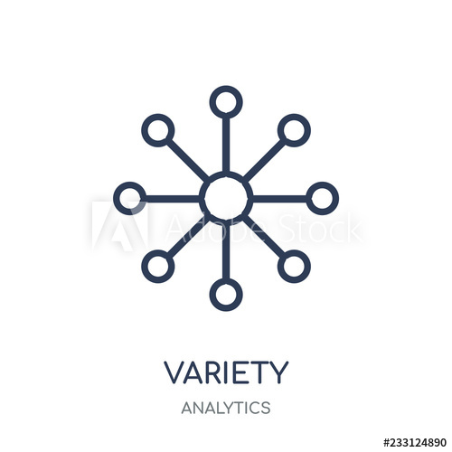 500x500 Variety Icon Variety Linear Symbol Design From Analytics