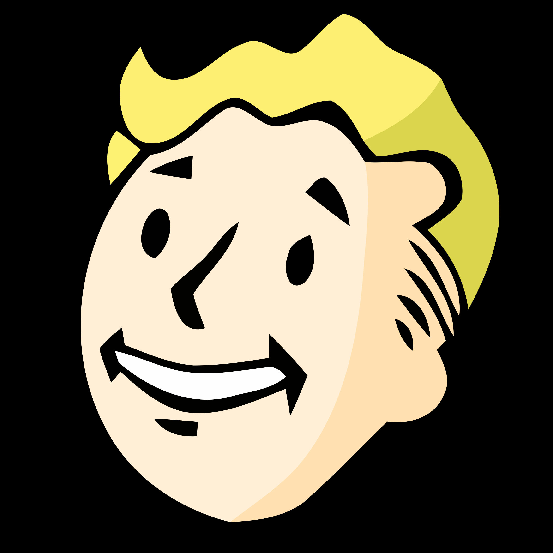 2304x2304 Free Download Fallout Vault Boy Tattoo Pip Flash
