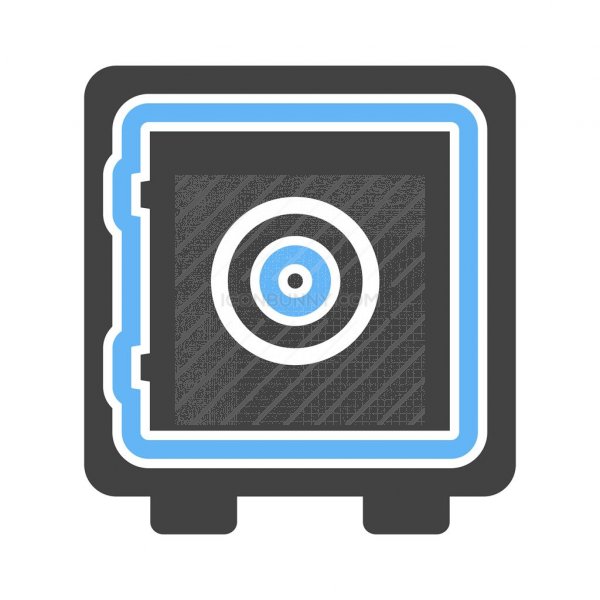 600x600 Vault Blue Black Icon