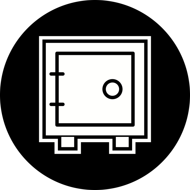 640x640 Vault Icon Design, Bank Vault Icon, Safe Icon, Locker Icon Png