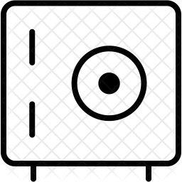 256x256 Vault Icon Of Line Style