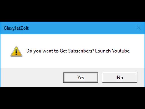 480x360 How To Launch Things With A Cool Message Using Vbs + Icon Change