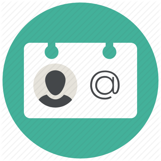 512x512 Vcard, Profile, Sketch, Contact, User, Card Icon