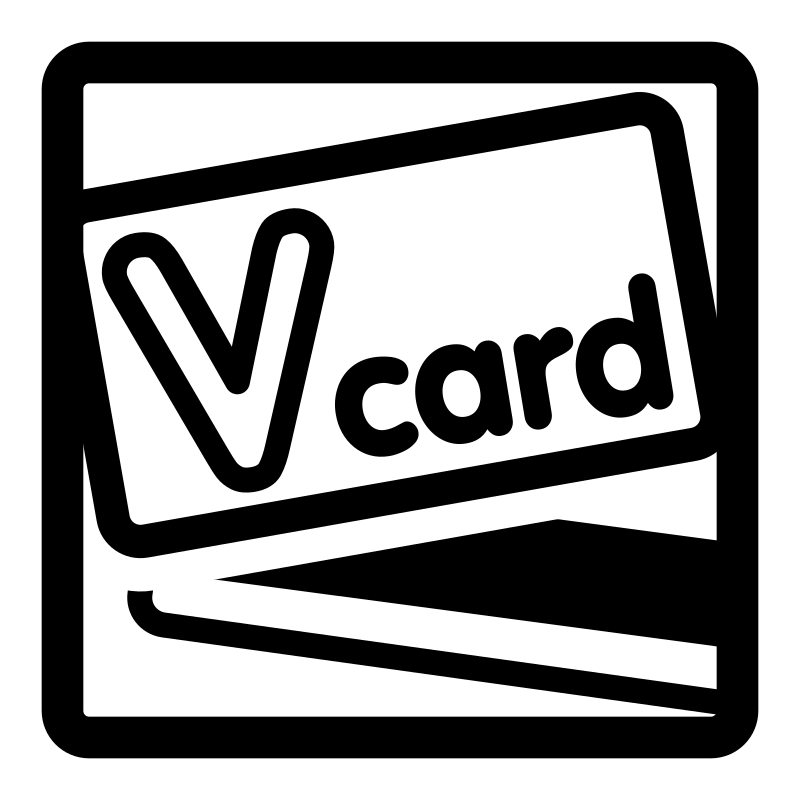 800x800 Download Free Png Mono Vcard