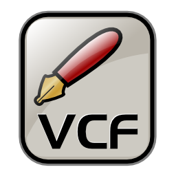 256x256 Free Text Vcard Icon