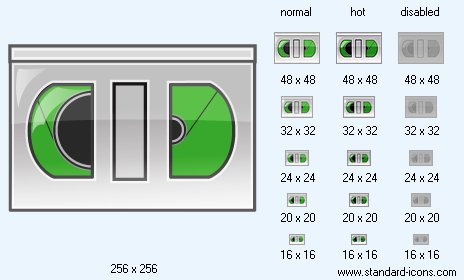 464x280 Vcr Icon Standard Hotel Icons