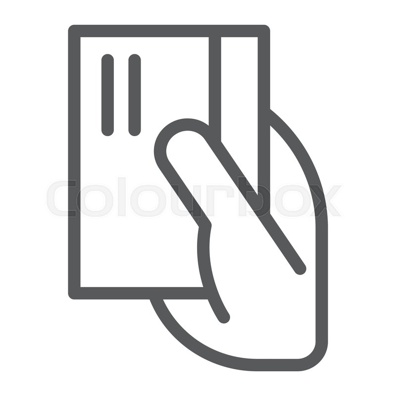 800x800 Payment Line Icon, Banking And Pay, Stock Vector Colourbox