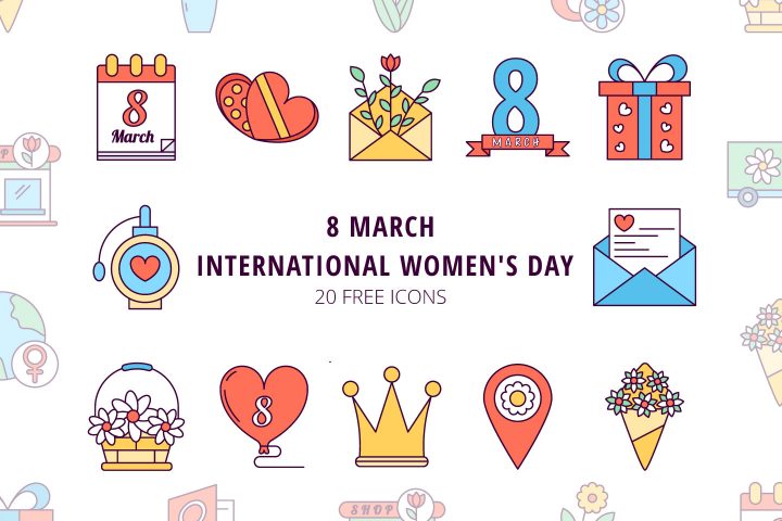 720x480 Cosmetics Vector Free Icon Set