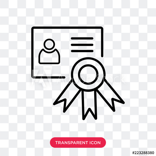 500x500 Resume Vector Icon Isolated On Transparent Background, Resume Logo