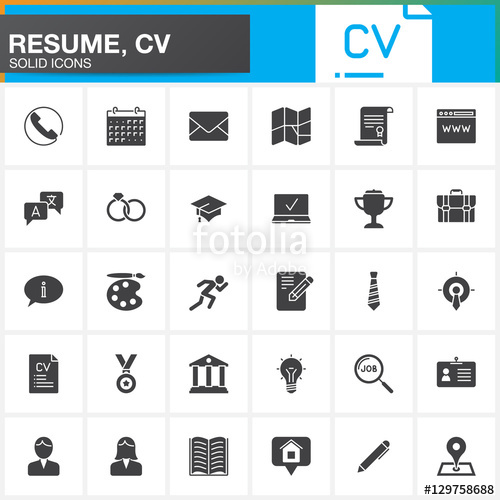 500x500 Resume Icon Packs Vector Icon Packs Png Icon Resume