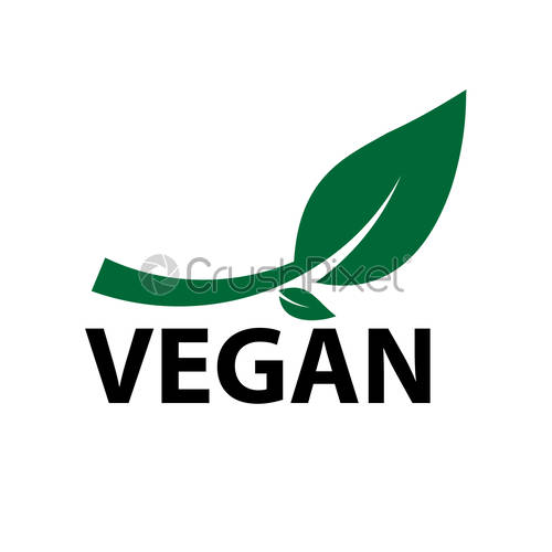 500x500 Vegan Icon Bio Ecology Organic,logos Label Tag Green Leaf, Stock