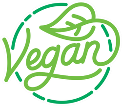 250x218 Vegan Icon With Leaf Sticker