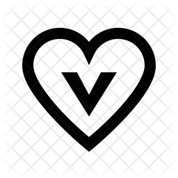 256x256 Vegan Icon Of Line Style