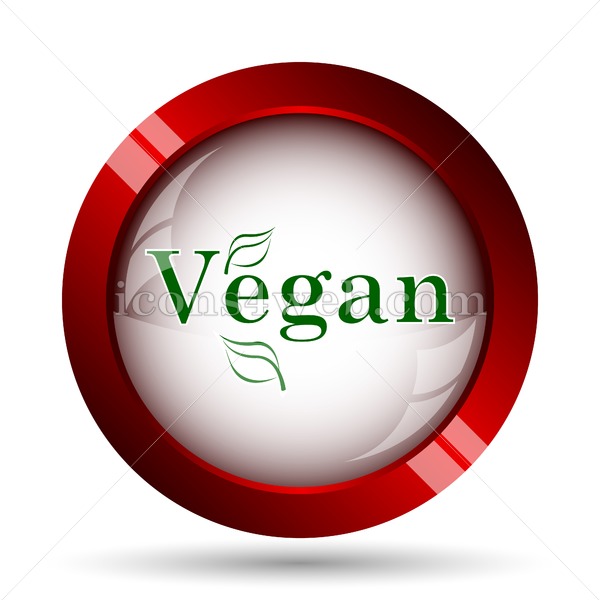 600x600 Vegan Website Icon High Quality Web Button