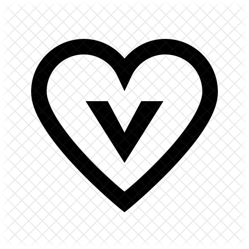 512x512 Vegan Icon Of Line Style