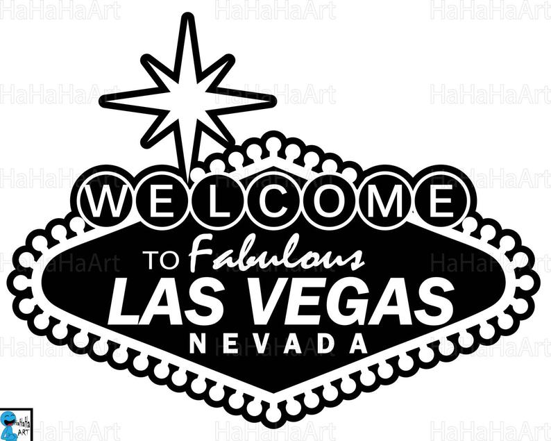 794x635 Las Vegas Sign Clipart Cutting Png Dxf Etsy