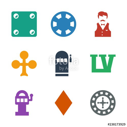 500x500 Vegas Icons Trendy Vegas Icons Contans Such As Roulette