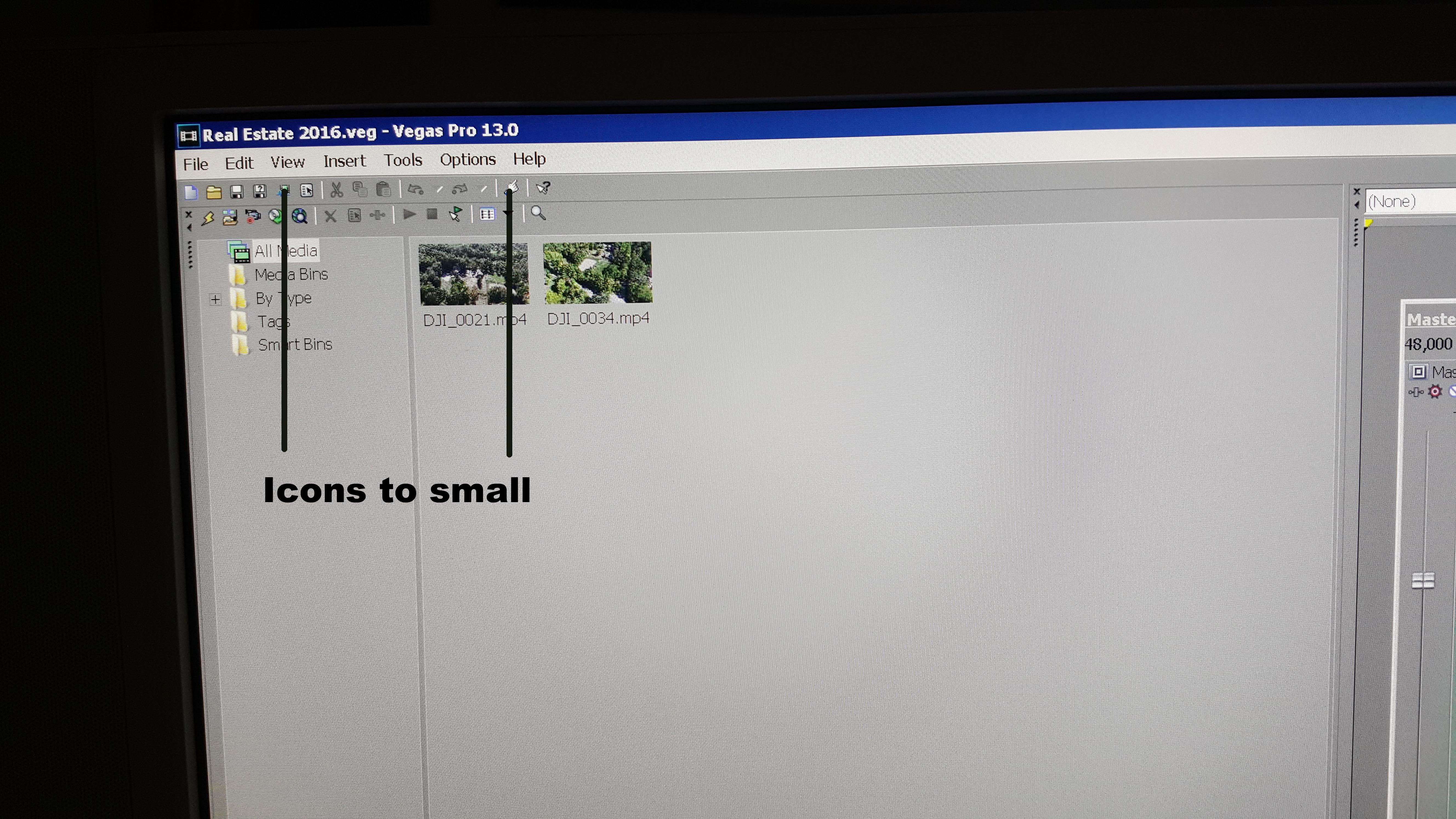 5312x2988 Sony Vegas Pro With Picture Of Problem Vegas Pro