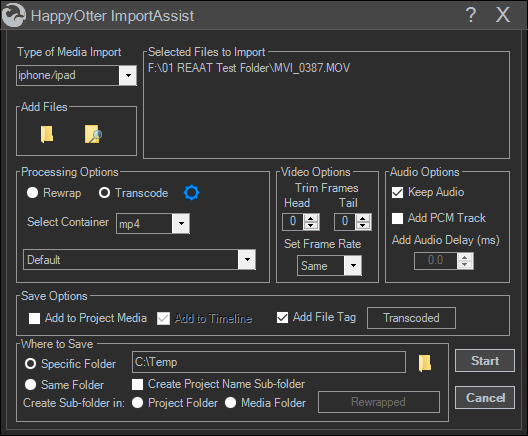 528x436 Importassist Happyotterscripts For Vegas Pro