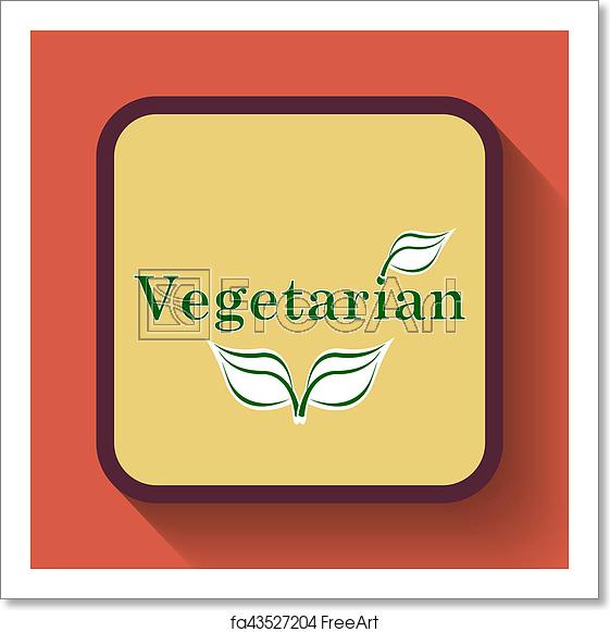 561x581 Free Art Print Of Vegetarian Icon Vegetarian Icon, Colored