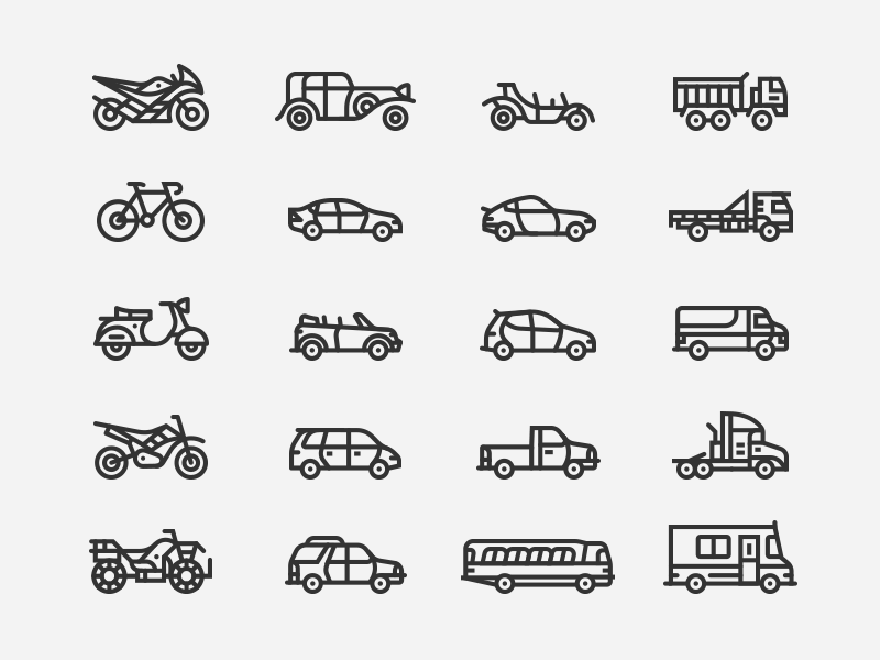 800x600 Vehicle Icons