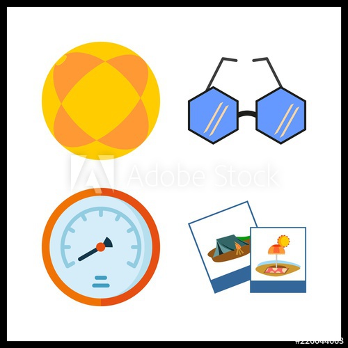 500x500 Light Icon Vector Illustration Light Set Ball And Velocity