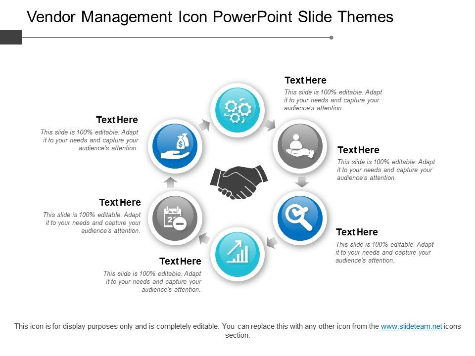 960x720 Vendor Management Icon Powerpoint Slide Themes Powerpoint