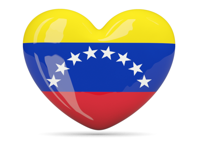 640x480 Heart Icon Illustration Of Flag Of Venezuela