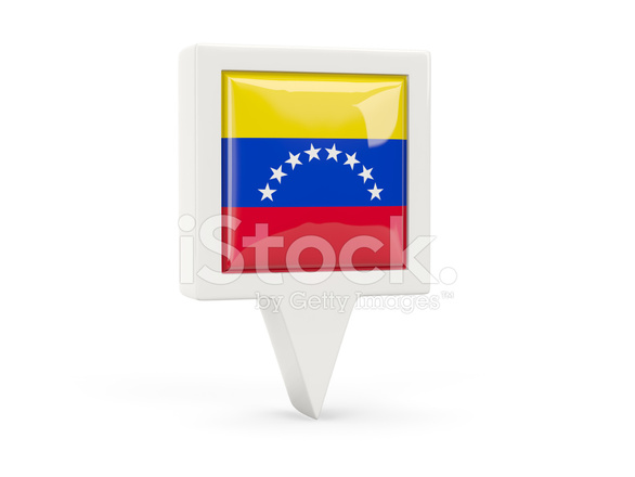 586x440 Square Flag Icon Of Venezuela Stock Photos